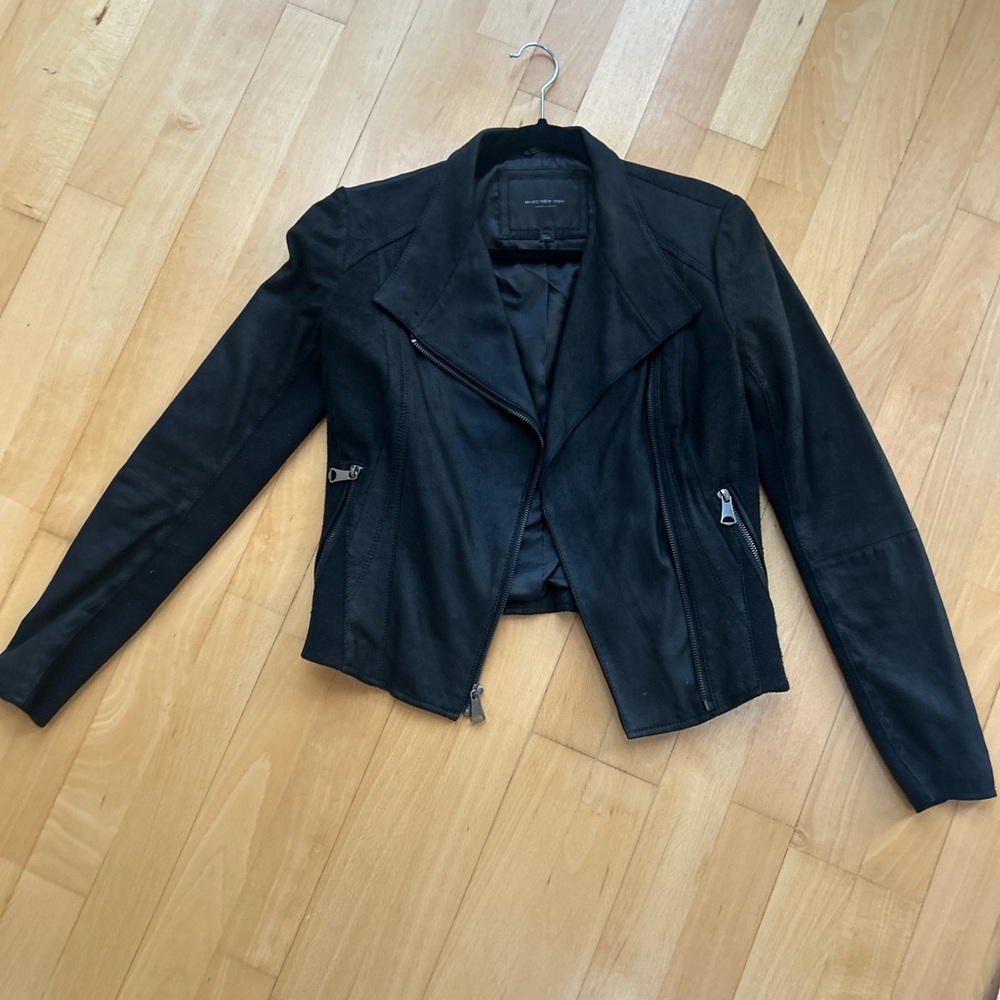 Marc New York Black Leather Jacket